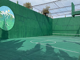 Area deportiva, Cancha de Frontenis y de Basketbol