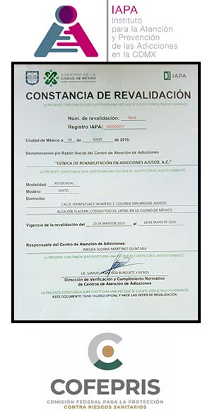 Reconocimientos y Certificados: IAPA y COFEPRIS